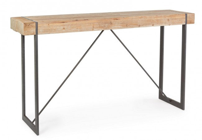 Tavolo Bar Garrett 200x50 Fisso in Legno-1