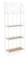 Scaffale 4 Ripiani 59x28x167 cm in Acciaio Guenda Bianco