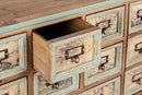 Credenza 1 Anta 7 Cassetti Kompart in Legno-4