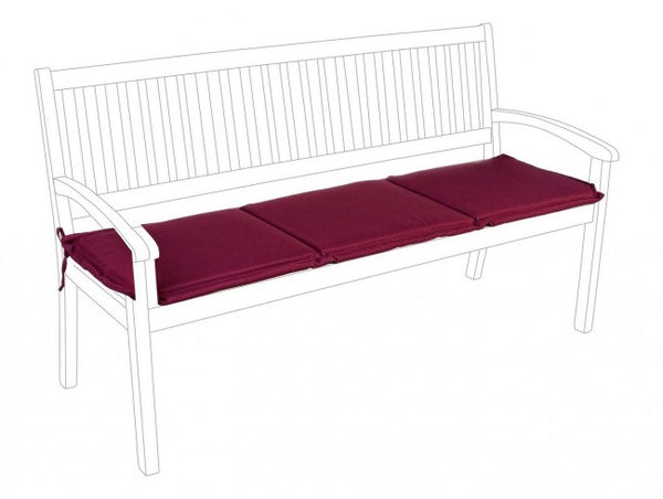 online Poly180 Bordeaux Kissen für 3-Sitzer-Bank aus Outdoor-Stoff