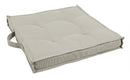 Cuscino Quadrato Poly230 Beige in Tessuto per Esterno-1