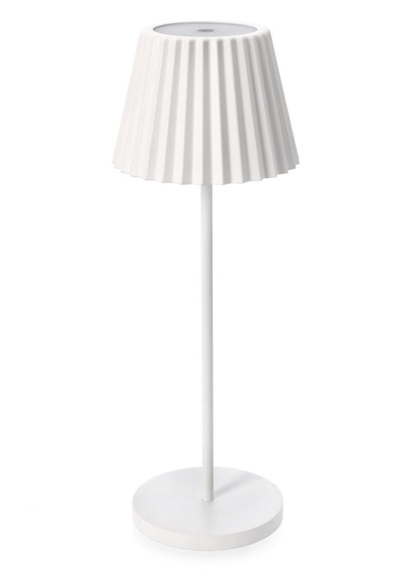 sconto Lampada  da Tavolo Ø12,5x36 cm in Metallo Artika Bianca