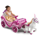 Carrozza Elettrica per Bambine 132x72x87 cm 6v con Licenza Disney Princess -1