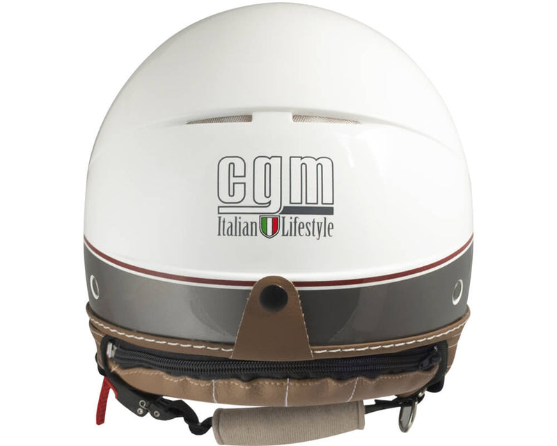 Casco Demi-Jet per Scooter CGM Nairobi 104G Bianco -2