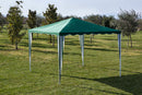 Gazebo da Giardino in Acciaio 3x3m Bauer Verde-2