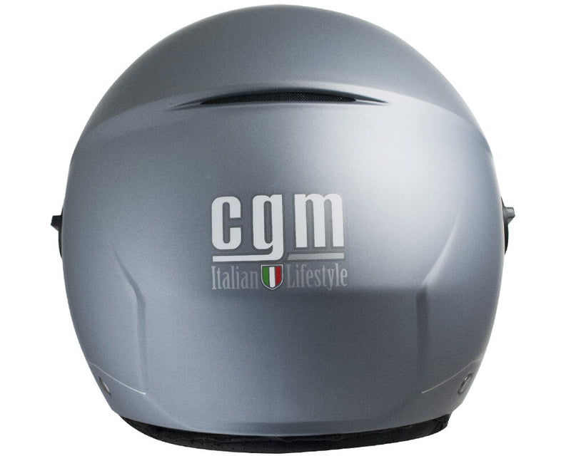 Casco Jet per Scooter Visiera Lunga CGM Florence 107A Nero Opaco-4