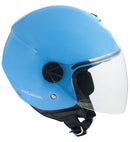 Casco Jet per Scooter Visiera Lunga CGM Florence 107A Azzurro -1