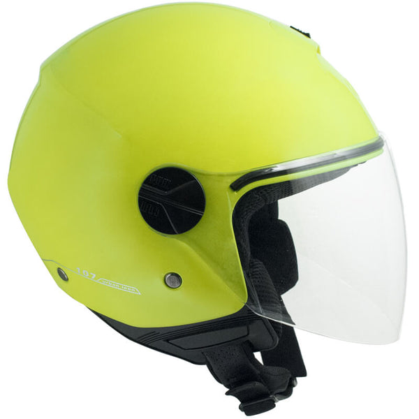 Jethelm für Scooter mit langem Visier CGM Florence 107A Yellow Fluo prezzo