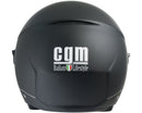 Casco Jet per Scooter Visiera Sagomata CGM Florence 107A Nero Opaco-4