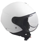 Casco Jet per Scooter Visiera Sagomata CGM Florence 107A Bianco-1