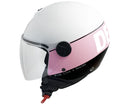 Casco Jet per Scooter Visiera Lunga CGM Deejay 107DJ3 Rosa -2