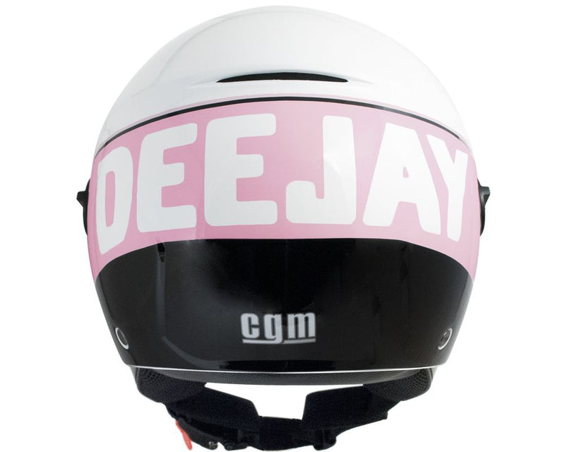 Casco Jet per Scooter Visiera Lunga CGM Deejay 107DJ3 Rosa -5