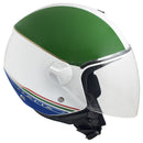 Casco Jet per Scooter Visiera Lunga CGM Italia 107I Bianco -1