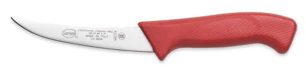 Coltello per Disosso Curvo Stretto Lama 13 cm Manico Antiscivolo Sanelli Skin Rosso acquista