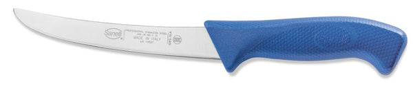 acquista Coltello per Disosso Curvo Lama 16 cm Manico Antiscivolo Sanelli Skin Blu