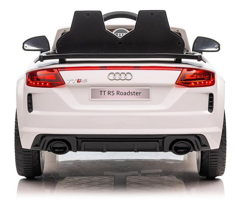 Macchina Elettrica per Bambini 12V Audi TT RS Roadster Bianca-3