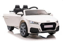 Macchina Elettrica per Bambini 12V Audi TT RS Roadster Bianca-6