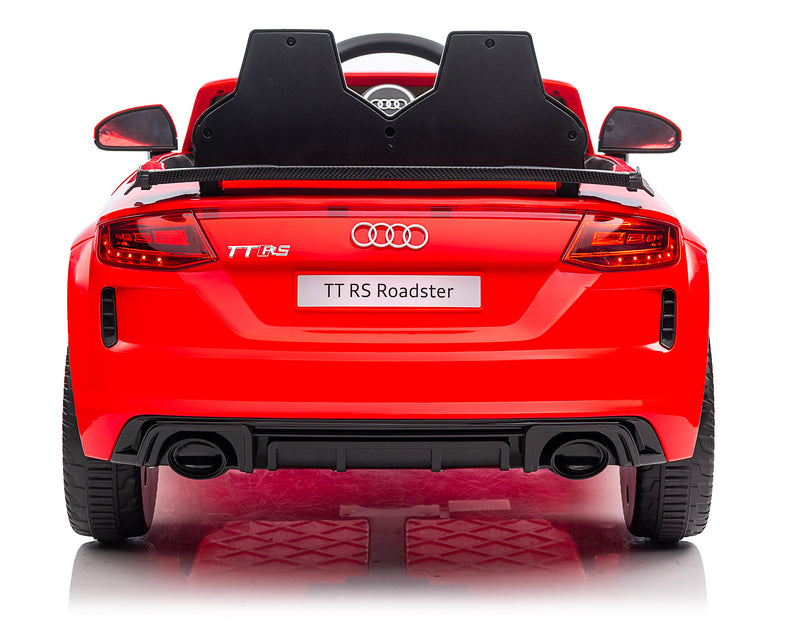 Macchina Elettrica per Bambini 12V Audi TT RS Roadster Rossa-3