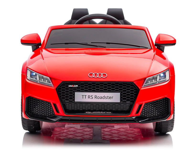 Macchina Elettrica per Bambini 12V Audi TT RS Roadster Rossa-6