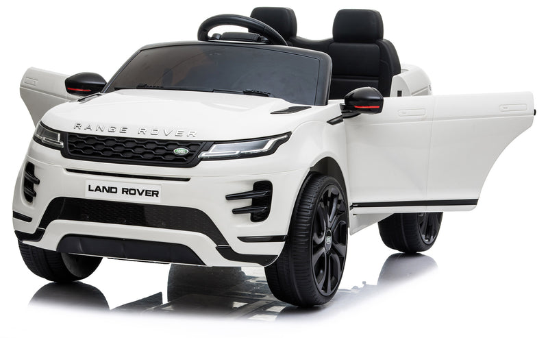 Macchina Elettrica per Bambini 12V Land Rover Evoque Bianca-7