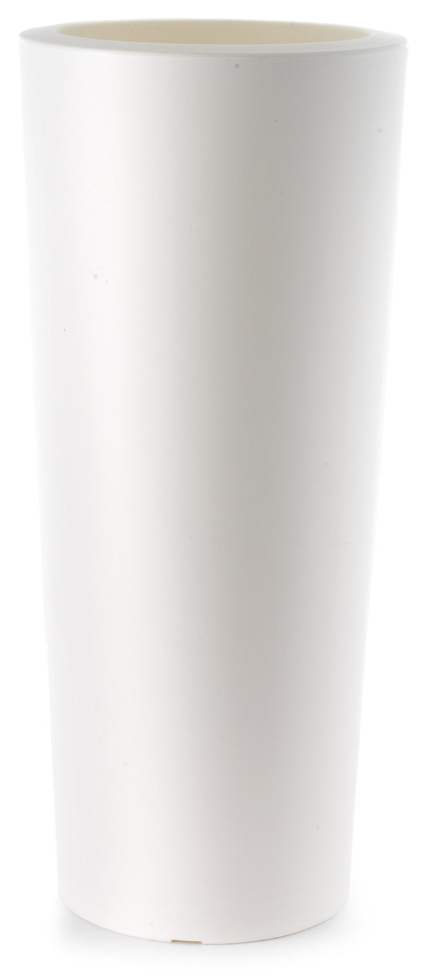 Vase aus Polyethylen Tulli Schio Cone Essential Weiß Verschiedene Größen sconto