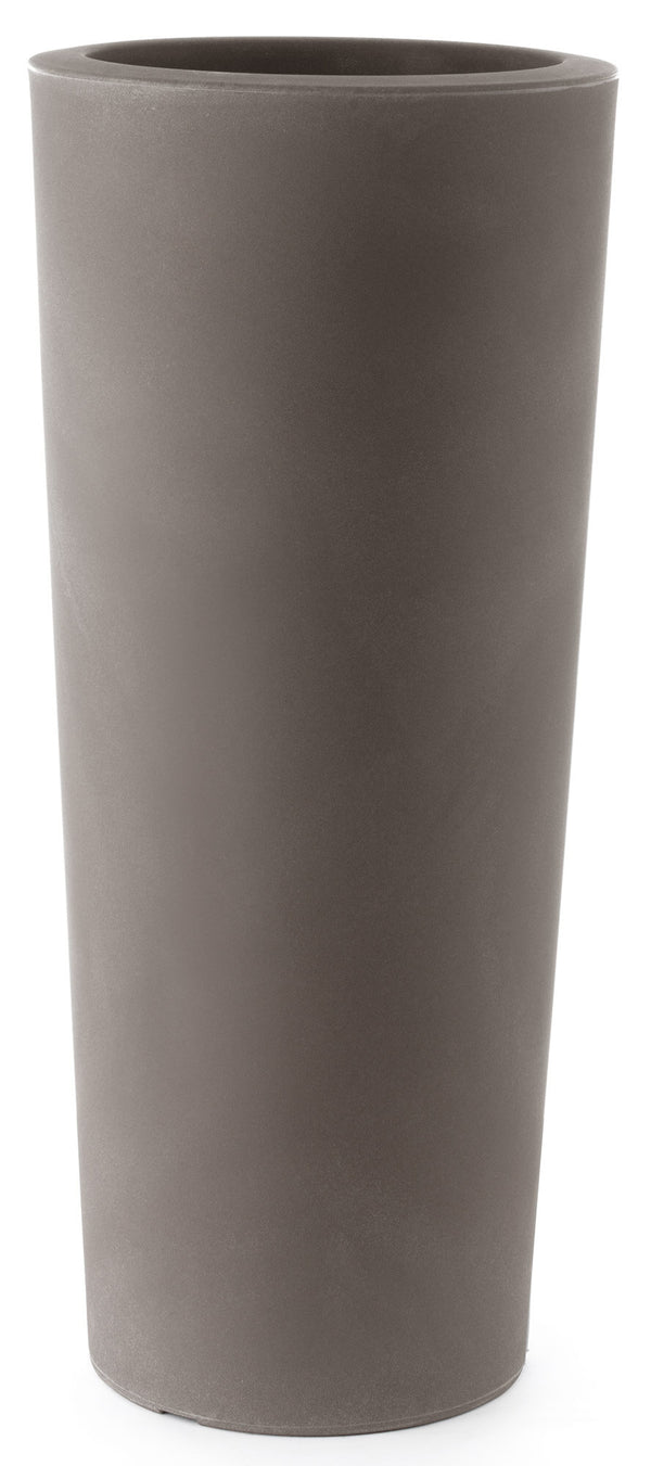 acquista Vase aus Polyethylen Tulli Schio Cone Essential Cappuccino Verschiedene Größen
