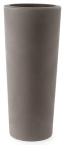 Vaso Ø45x110 cm in Polietilene Schio Cono 110 Cappuccino-1