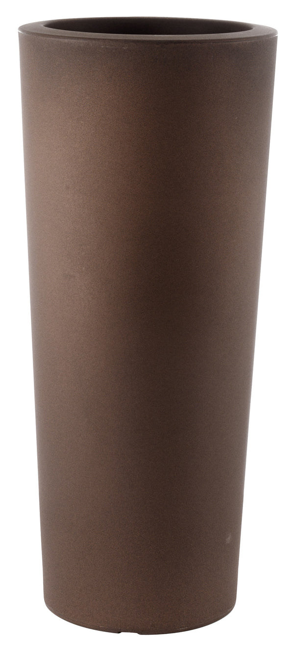 Vase Ø55x145 cm aus Polyethylen Schio Cono 145 Bronze online