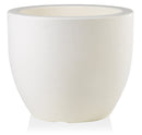 Vaso Ø32x27cm in Resina Tulli Tondo Veneto Essential SW 32 Bianco-2