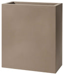 Vaso 79x39x90 cm in Polietilene Schio Tower Maxi 80 Cappuccino-1