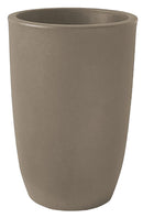 Vaso Ø30x45 cm in Polietilene Meti 30 Cappuccino-1