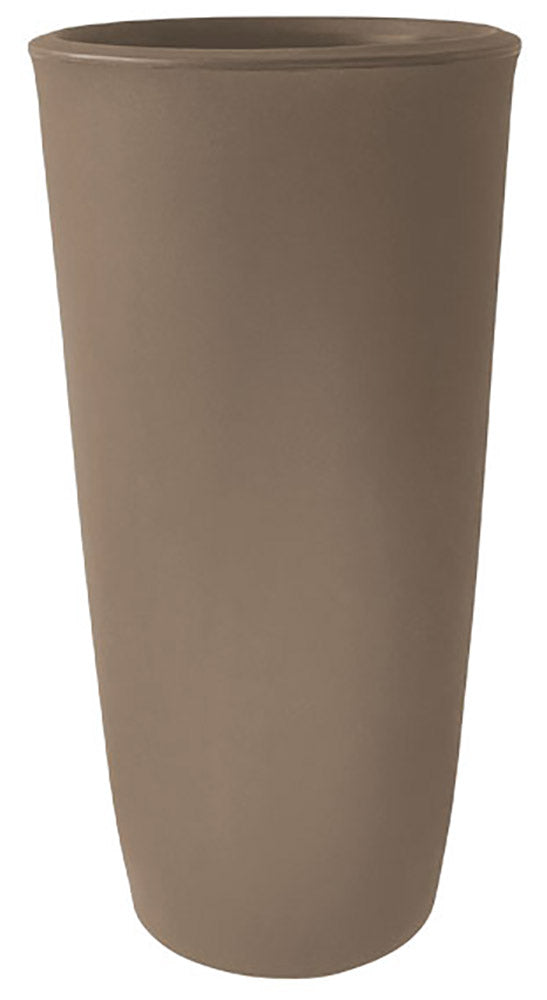 online Vase aus Polyethylen Dafne 40 Cappuccino Verschiedene Größen