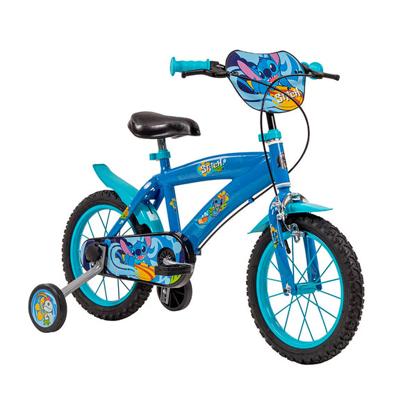 Bicicletta per Bambino 14” 2 Freni con Licenza Disney Stitch Blu prezzo