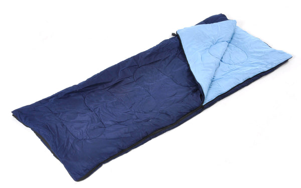 online Einzelschlafsack 190 x 75 cm aus blauer Baumwolle und Polyester