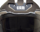 Casco Jet per Scooter Visiera Lunga CGM Chicago 129G Marrone Opaco-4