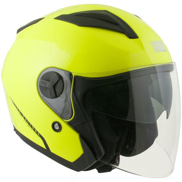 Jethelm für Scooter Long Visor CGM Daytona 130A Yellow Fluo acquista