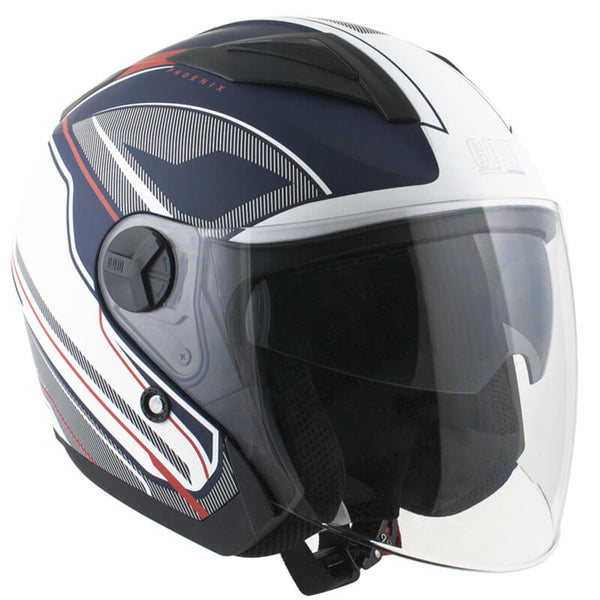 Jethelm für Scooter CGM Phoenix Long Visor 130G Matt Blau sconto