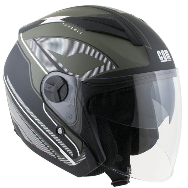 sconto Jethelm für Scooter CGM Phoenix Long Visor 130G Mattgrün