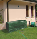 Telo Impermeabile 150x100x70cm in Poliestere per Tavoli Rettangolari da Giardino Bauer Verde-2