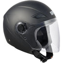 Casco Jet per Scooter Visiera Lunga CGM Caribe 131A Nero Opaco -1