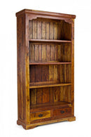 Libreria 4 Ripiani 2 Cassetti 100x35x185h cm Chateaux -1