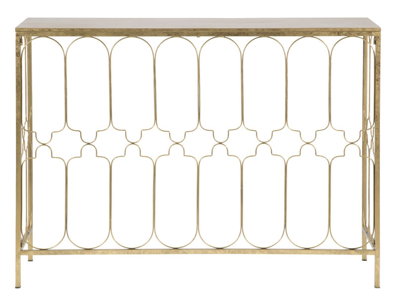 Console Glam Balcony 112x31x81,25 cm in Ferro Oro-2