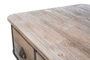 Console Bronxs 118x45,5x80,5 cm in Ferro e Legno di Abete Nero e Grigio-7