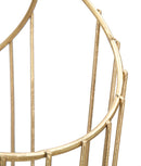 Porta Ombrelli Glam Stick 26,5x23x68,5 cm in Ferro Oro-5