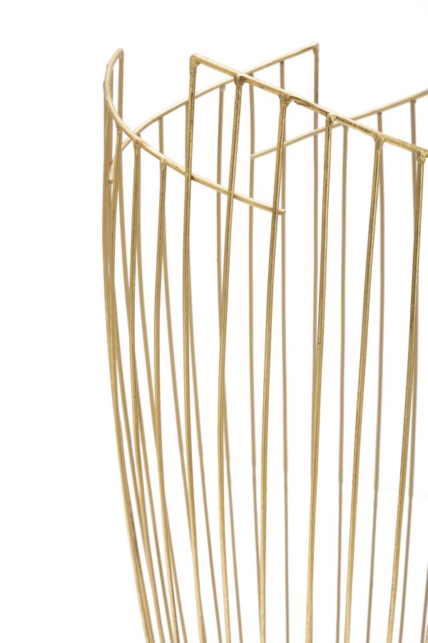 Porta Ombrelli Fashion Oro Ø28x69 cm in Ferro Oro-7