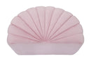 Puff Shell Rosa 80x54x42 cm in Legno Spugna e Poliestere Rosa-7