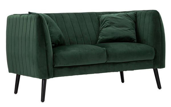 Coalition Sofa 136x75x77 cm Schwammholz und grünes und schwarzes Polyester online