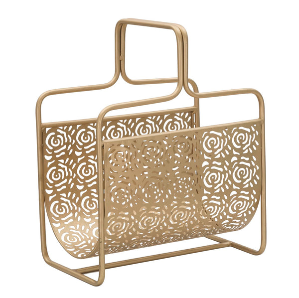 acquista Glam Rose Zeitungsständer 37 x 22 x 44,5 cm in Iron Gold