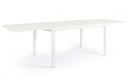 Tavolo Allungabile da Giardino 135-270x90x75h cm Pelagius Bianco-1