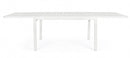 Tavolo Allungabile da Giardino 135-270x90x75h cm Pelagius Bianco-4